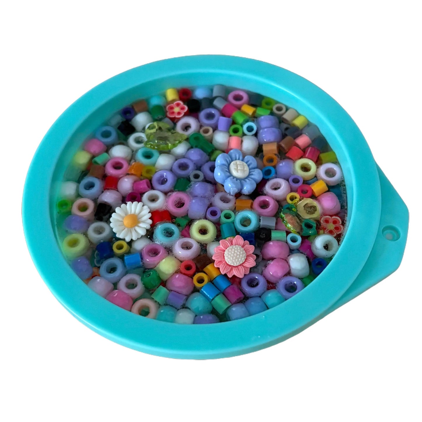 Reuseable Picky Pad Flower Power, remelt 30+ times, biodegradable, stress relief, fidget toy, picking, focus tool, sensory experience, great for fine motor skills!