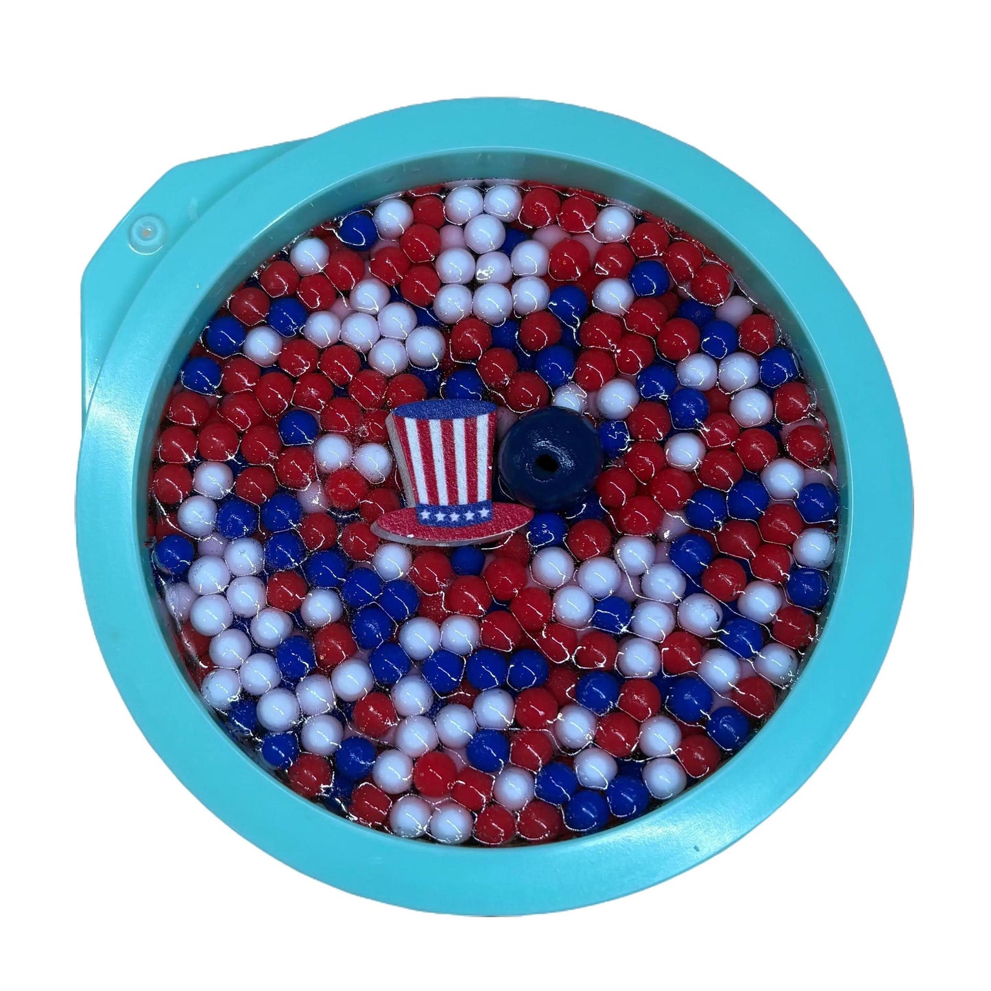 Reuseable Picky Pad - Star-Spangled Pick w/ OVER 300 BEADS, biodegradable, stress relief, fidget toy, picking, great for fine motor skills!
