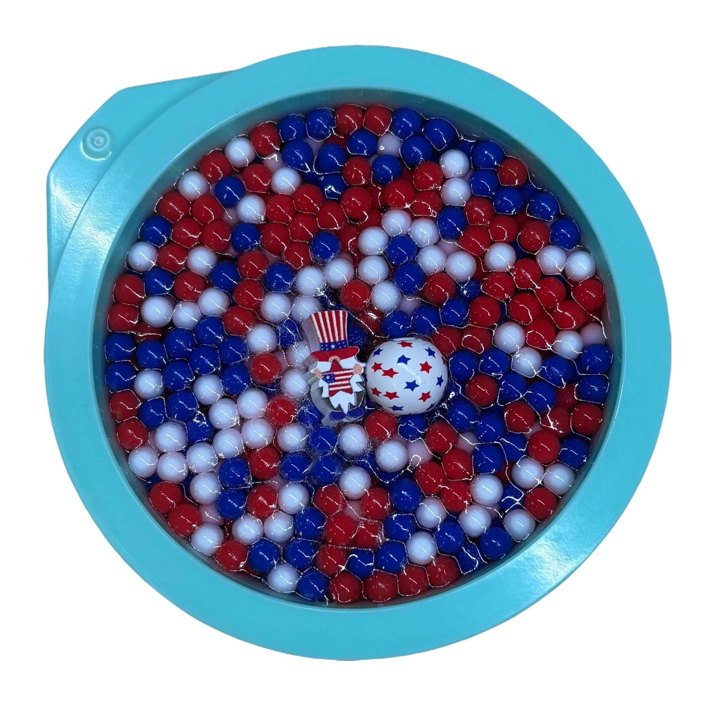 Reuseable Picky Pad - Star-Spangled Pick w/ OVER 300 BEADS, biodegradable, stress relief, fidget toy, picking, great for fine motor skills!