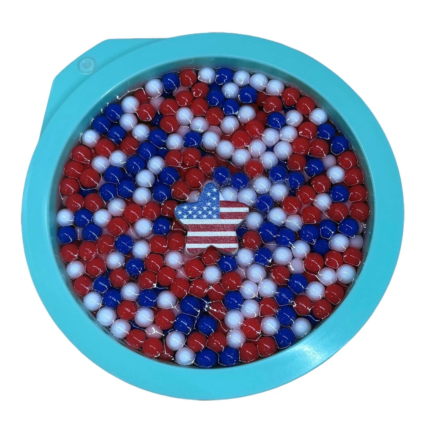 Reuseable Picky Pad - Star-Spangled Pick w/ OVER 300 BEADS, biodegradable, stress relief, fidget toy, picking, great for fine motor skills!