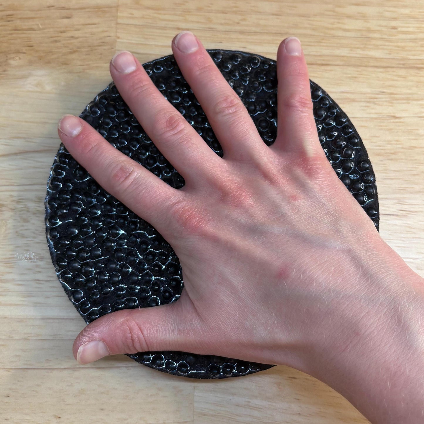 Reuseable Picky Pad 2.25X! BIG DADDY PATTY Dark Matter, biodegradable, stress relief, fidget toy, picking, anxiety relief, fine motor skills